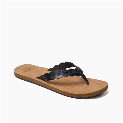 reef cushion celine|Women's Cushion Celine Sandals in Black/Tan .